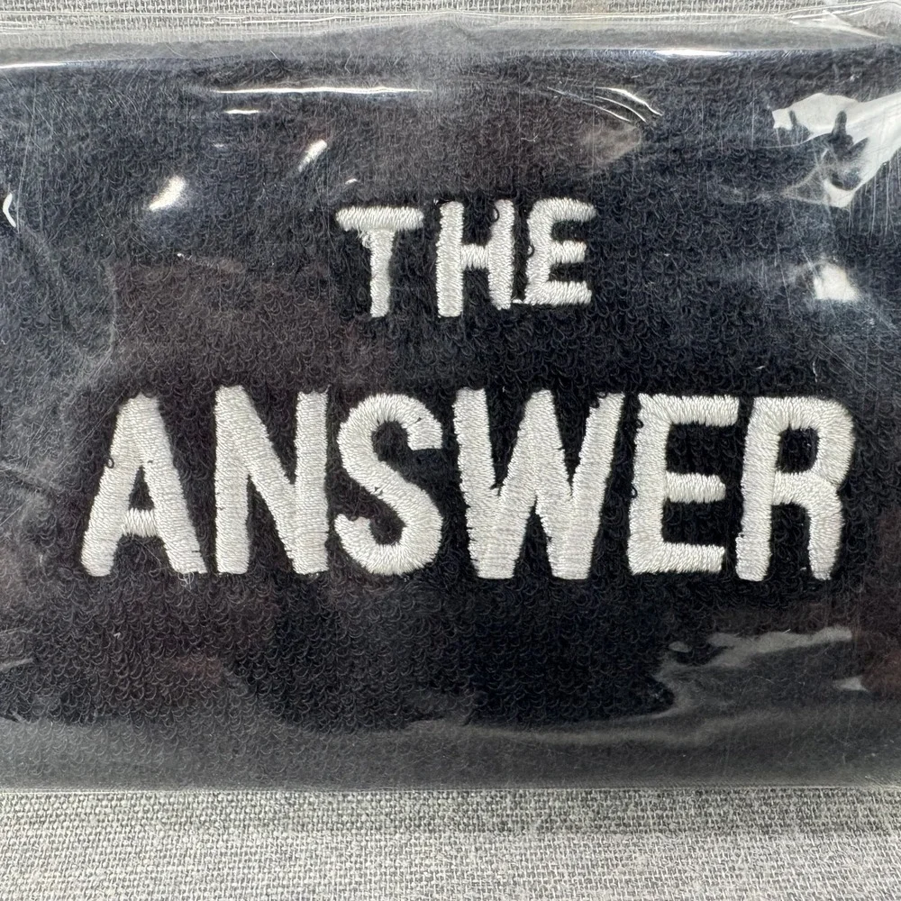 New Reebok Allen Iverson The Answer Authentic Elbow Arm Band Black‎ White 2000s